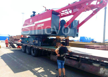 Hydraulische Kruippakjekraan CQUY100I 100 Ton Lattice Boom Crane met Cummins QSL.9209/2000KW/rpm voor verkoop